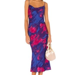 Majorelle Boston Midi Dress Tie Dye Multi